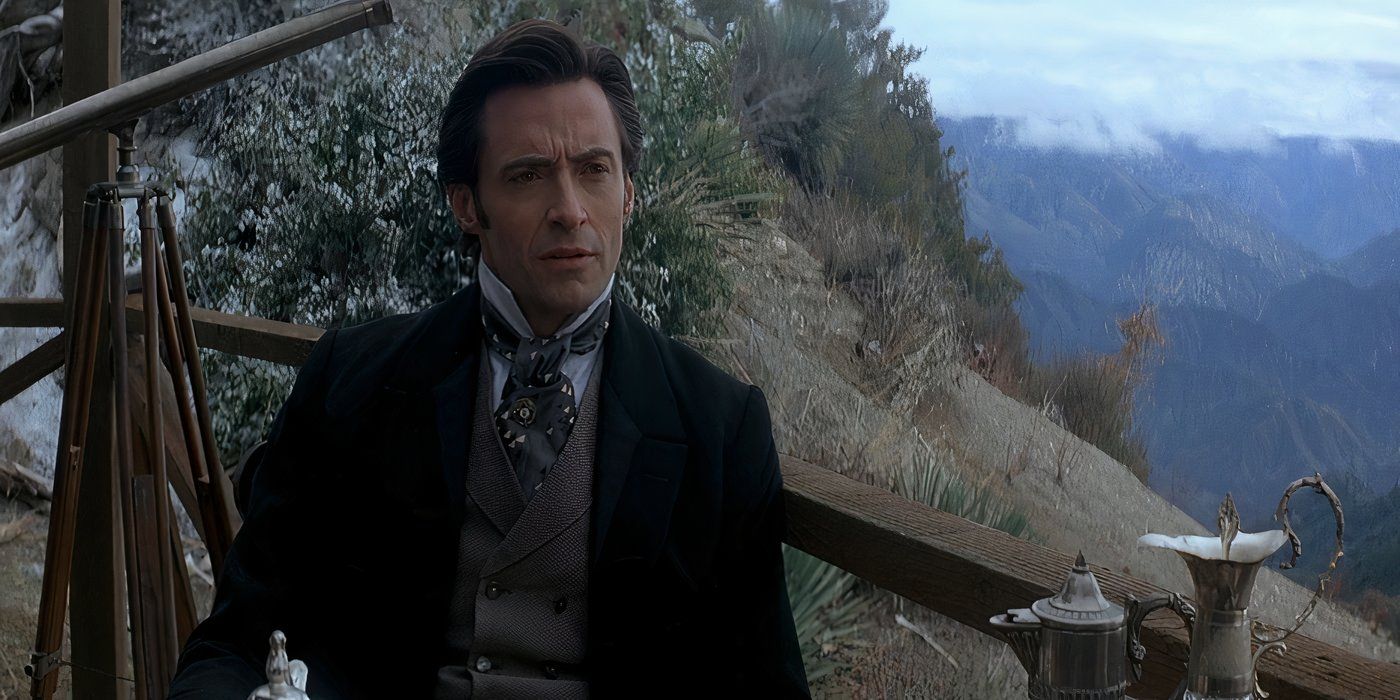 Hugh Jackman as Robert Angier in The Prestige