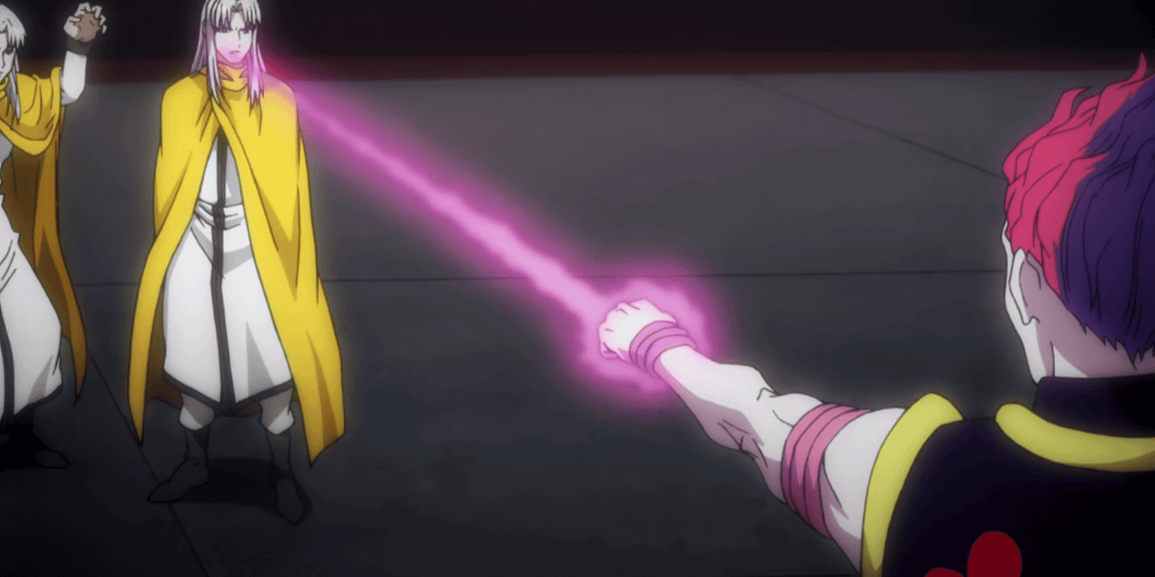 HunterXHunter Hisoka Attach Bungee Gum to Kastro