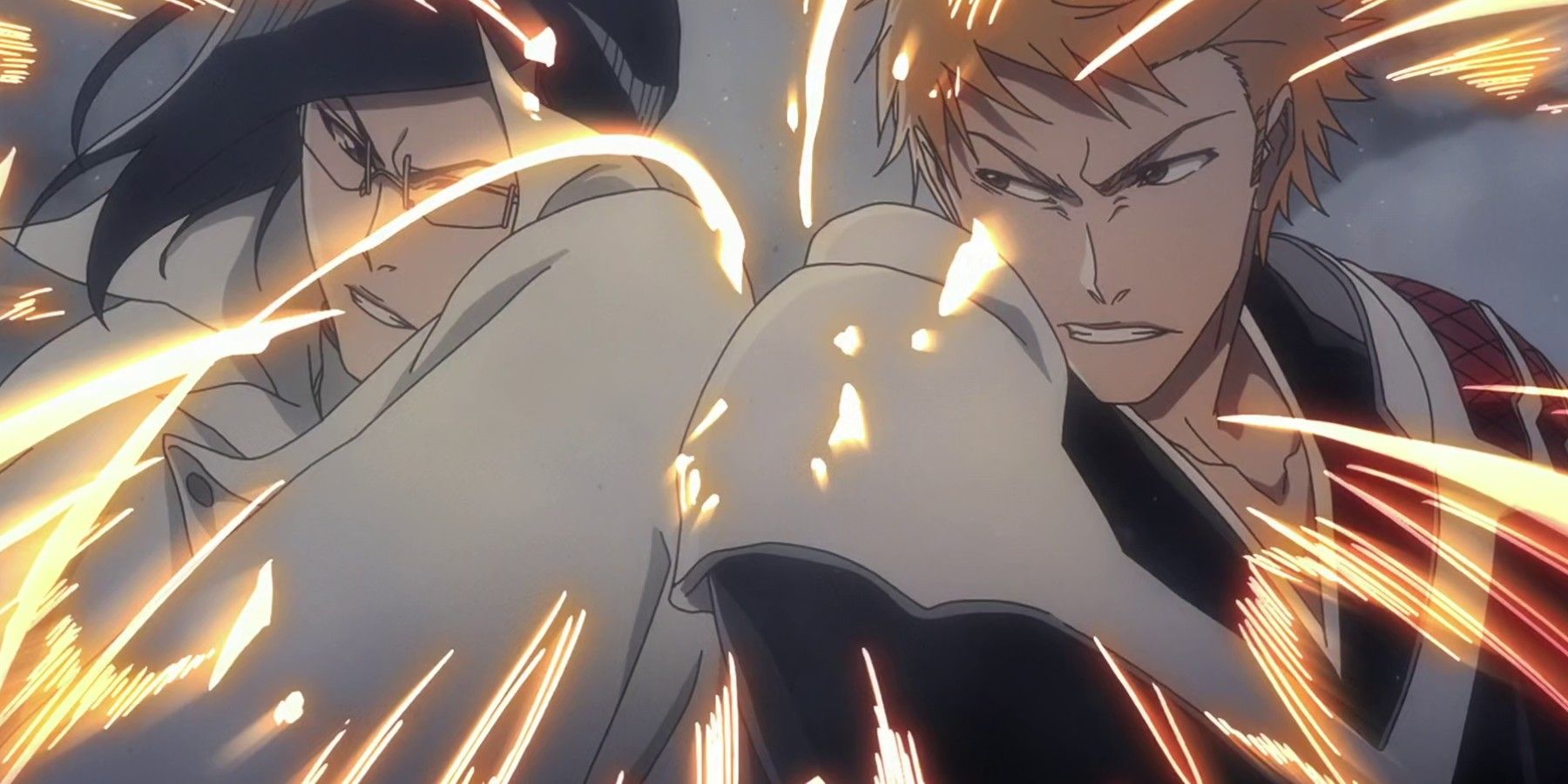 Ichigo and Uryu Bump Shoulders During their Fight –  BLEACH Thousand-Year Blood War Part 3 Episode 4