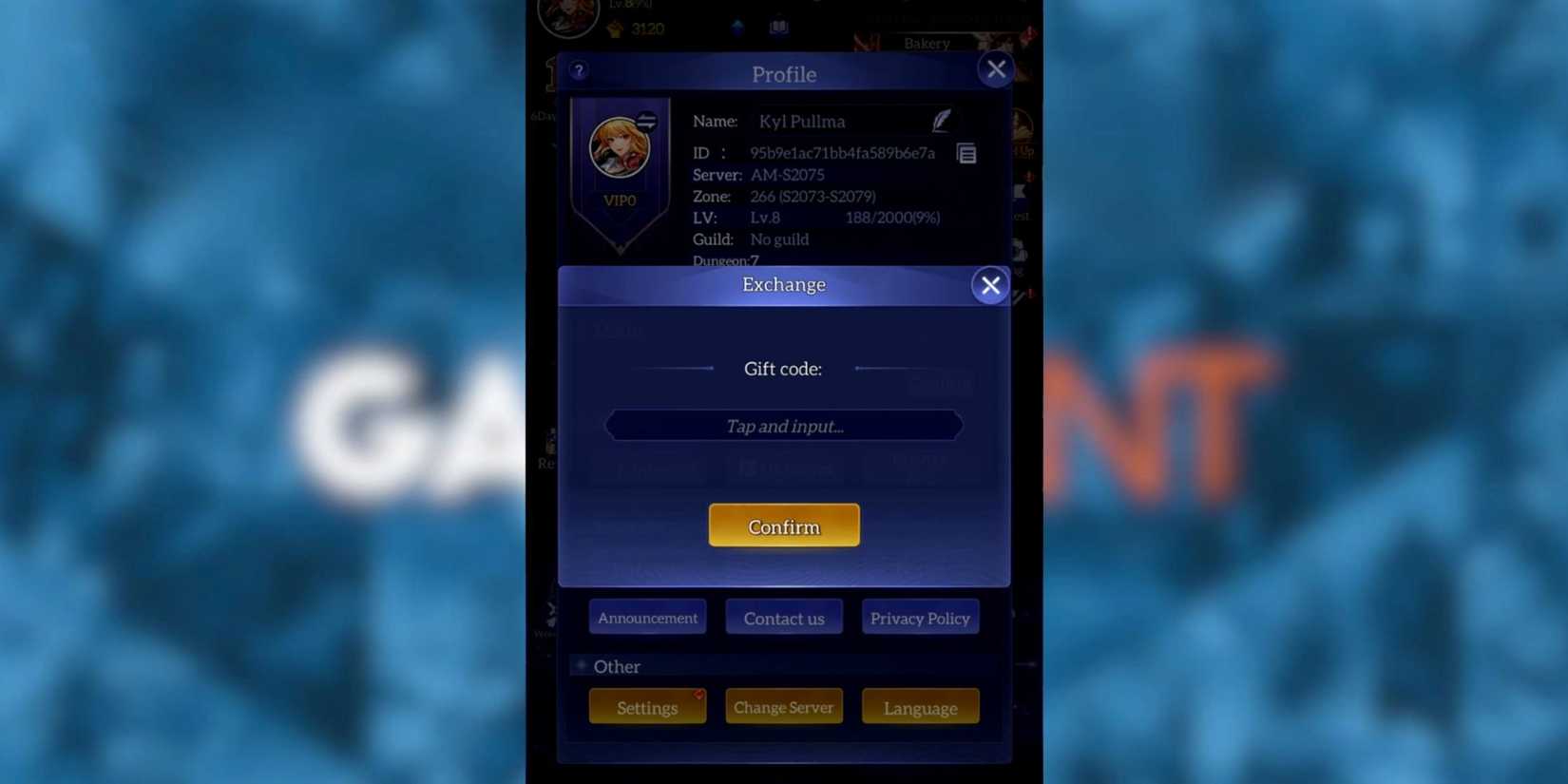 Idle Angels the codes tab