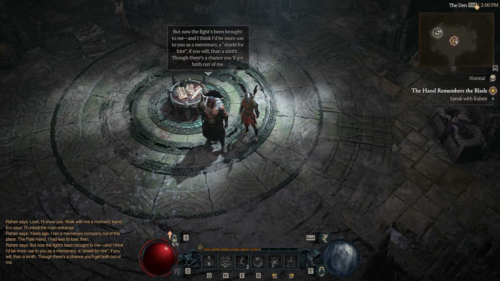 unlocking Raheir as a Mercenary in Diablo 4 Vessel of Hatred