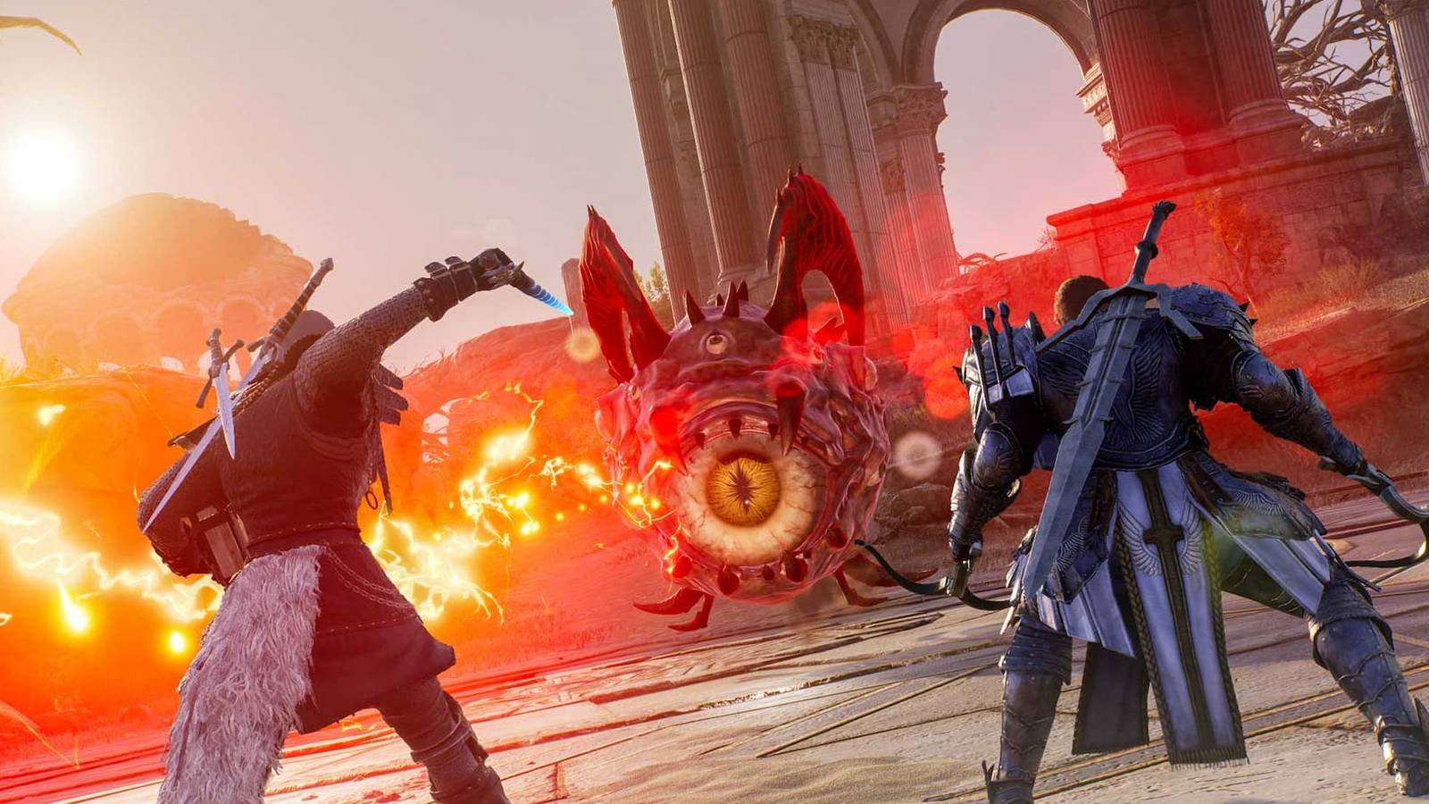 PvE monster fight in Throne and Liberty