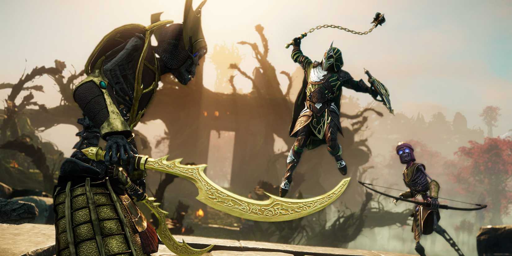 Preview of flail in New World: Rise of the Angry Earth