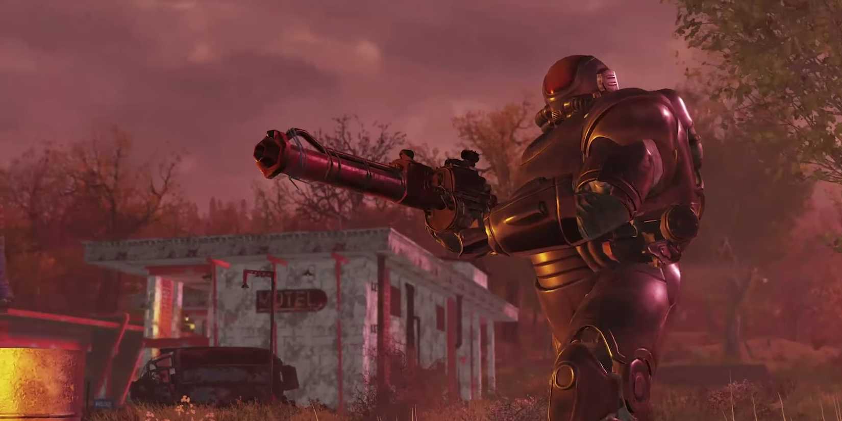 Power armor from the FO76 Skyline Valley update