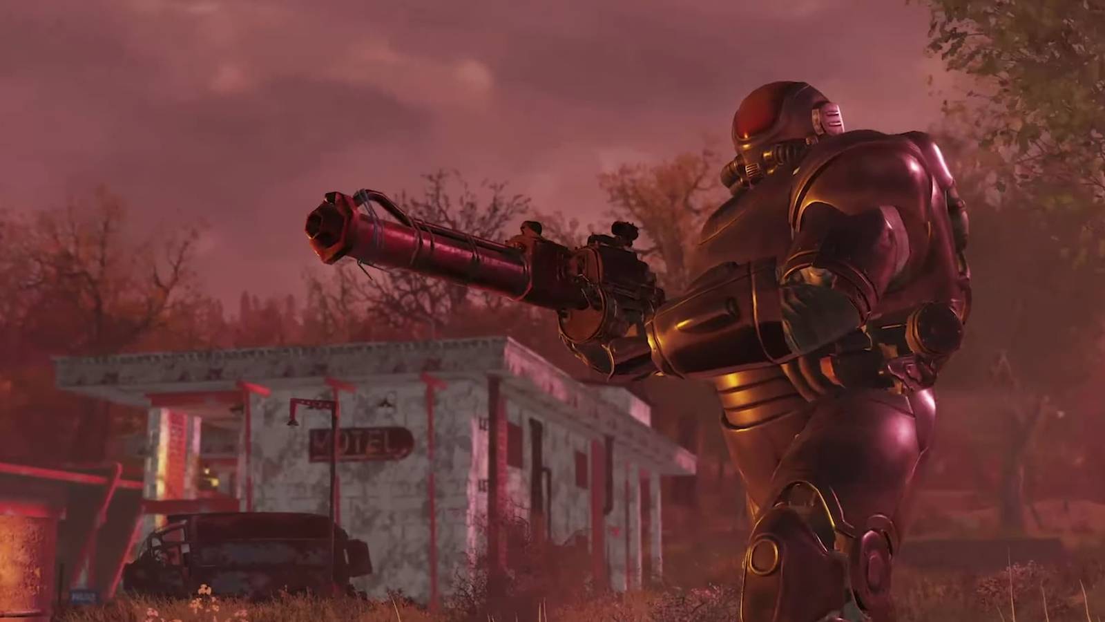 Power armor from the FO76 Skyline Valley update