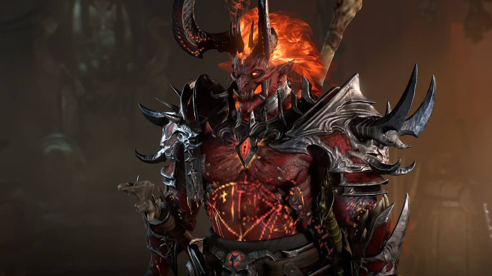 Bleed Barbarian with the Abaddon outfit in D4