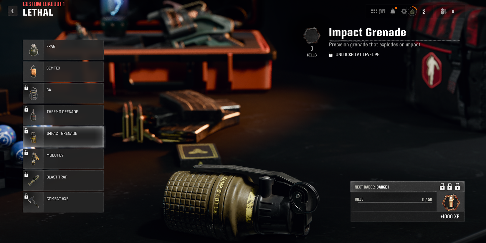 impact grenade in bo6