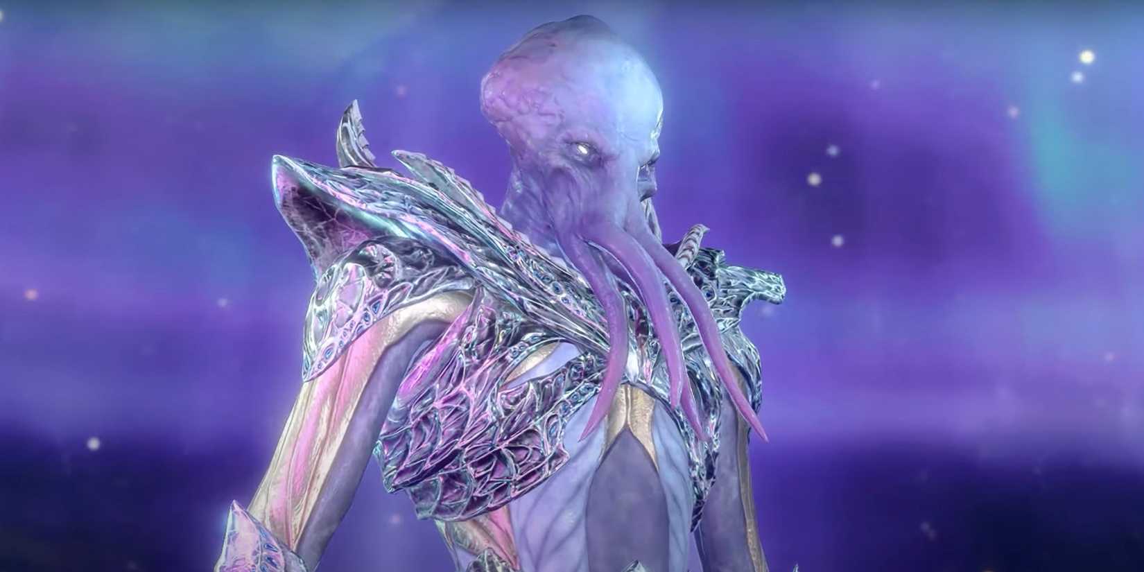 Gale, when he became a god after turning into a mind flayer