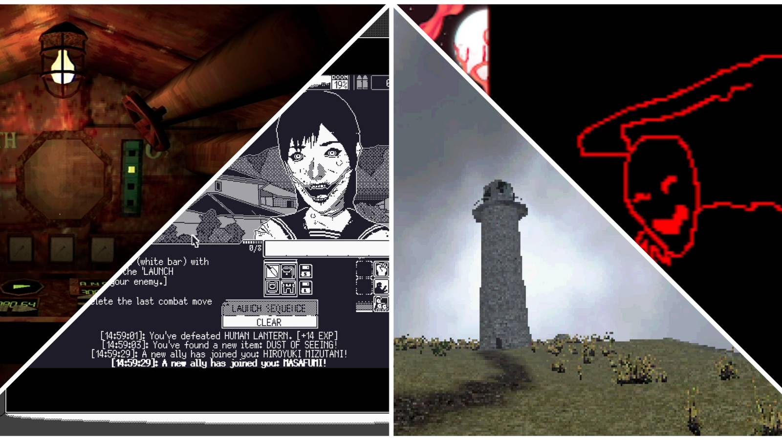 Iron Lung World Of Horror No One Lives Under The Lighthouse Faith Split Image