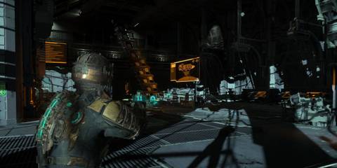 Isaac aiming plasma cutter in dead space 2023