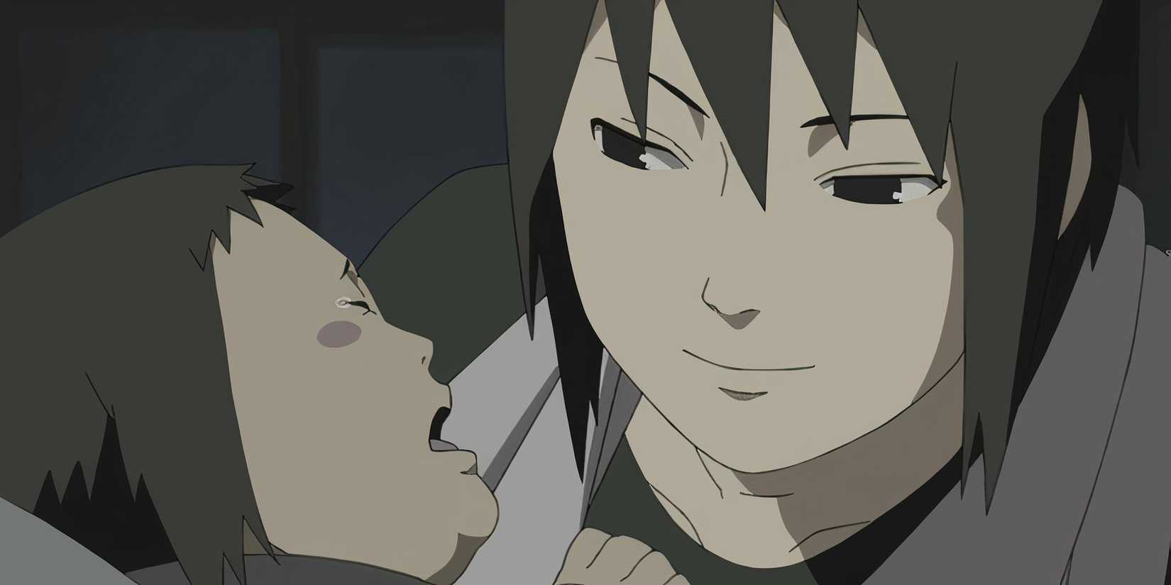 Itachi and Baby Sasuke in Naruto