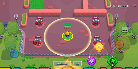 Jacky aiming her super in Brawl Stars