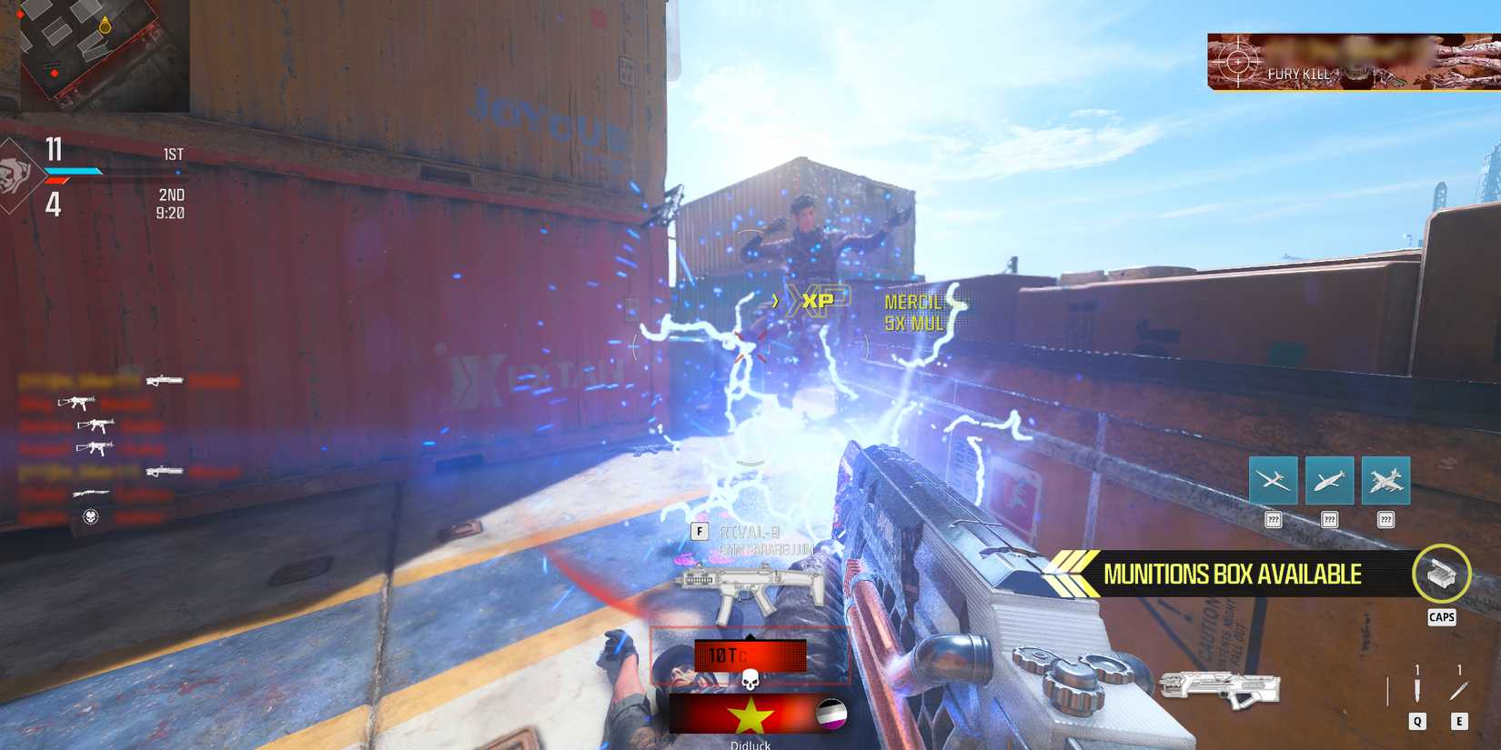 Screenshot showcasing the JAK Voltstorm in Modern Warfare 3 Multiplayer 