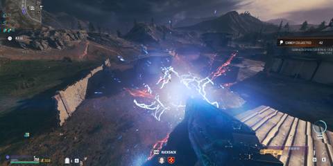 Screenshot showcasing the JAK Voltstorm in Modern Warfare 3 Zombies 