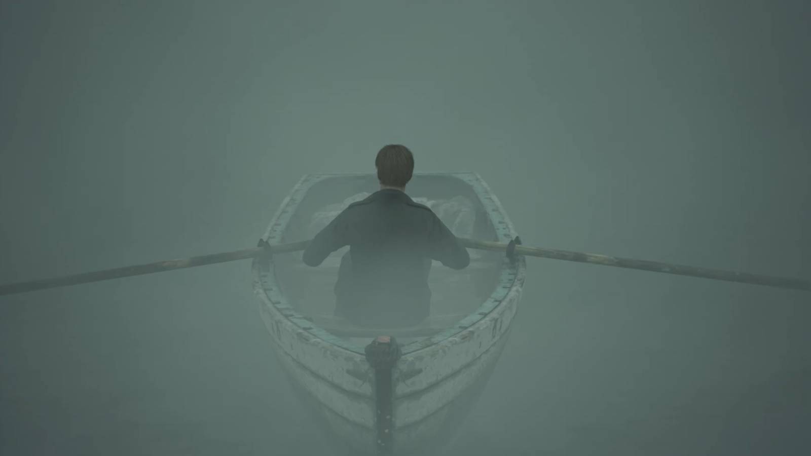 james in a boat on toluca lake