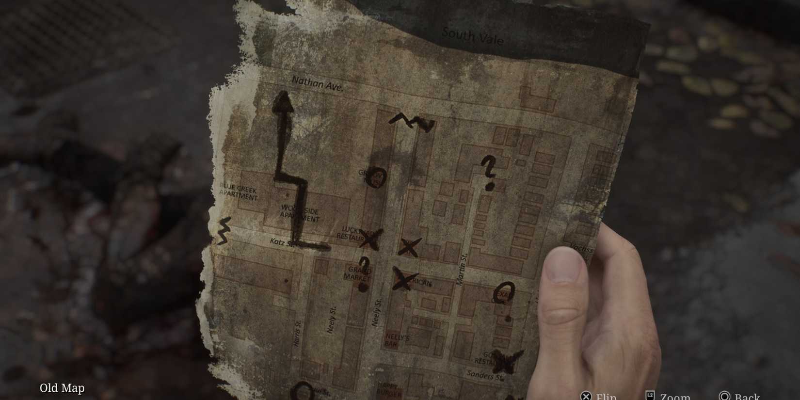 james reads an old map