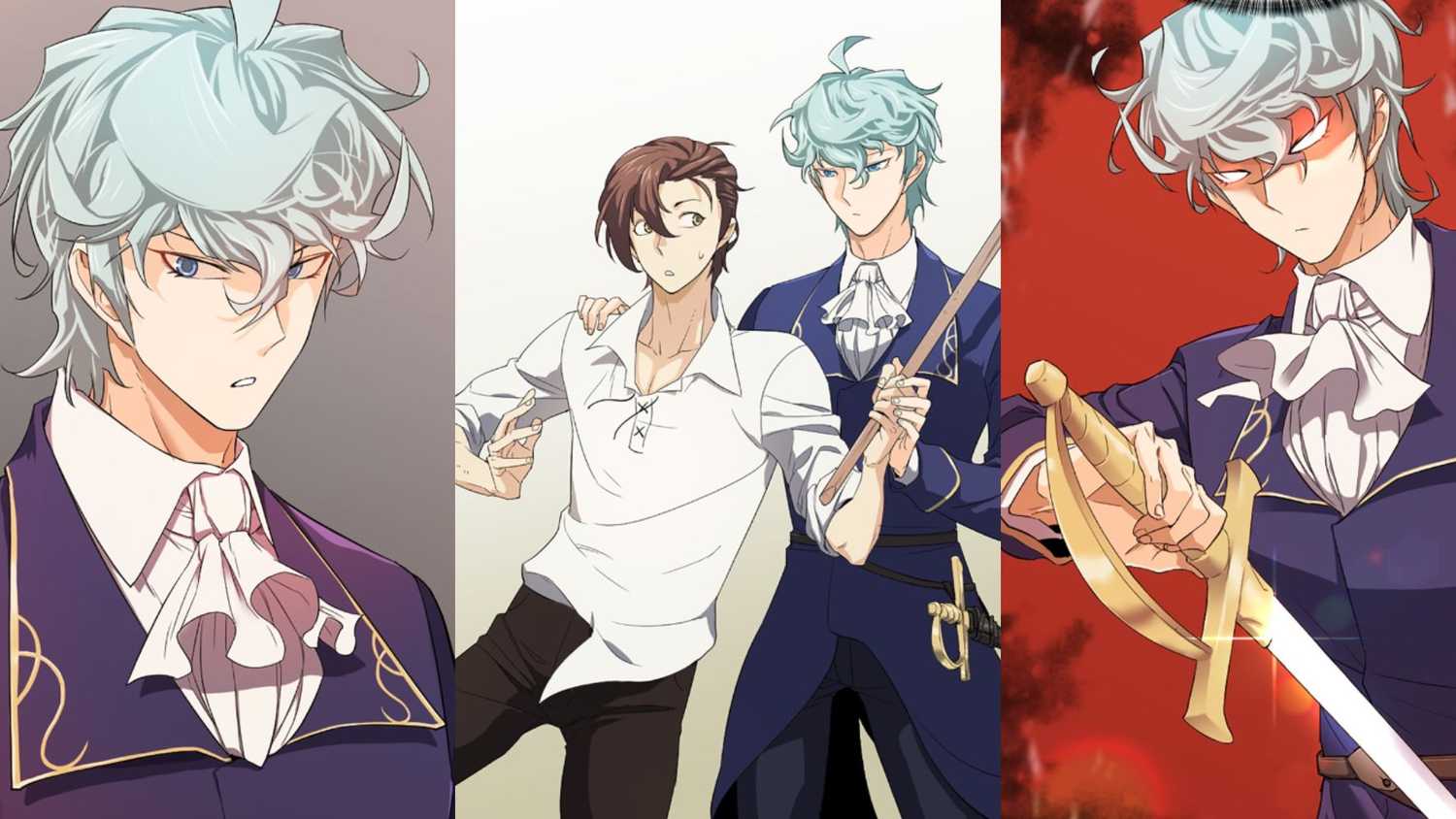 ハビエルが剣を構える場面