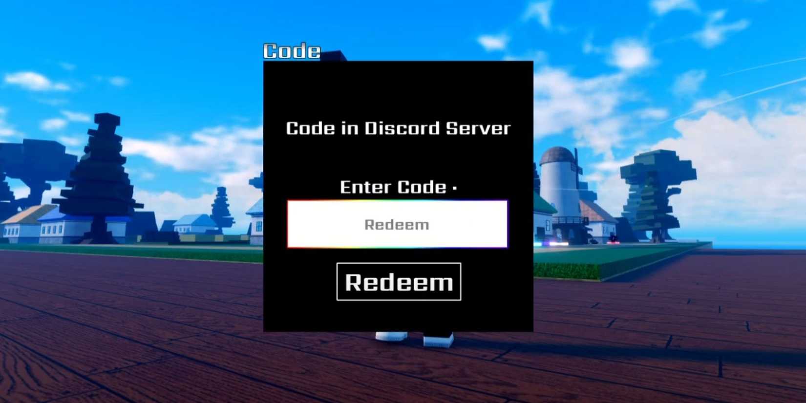 Jood Piece 2 the codes tab