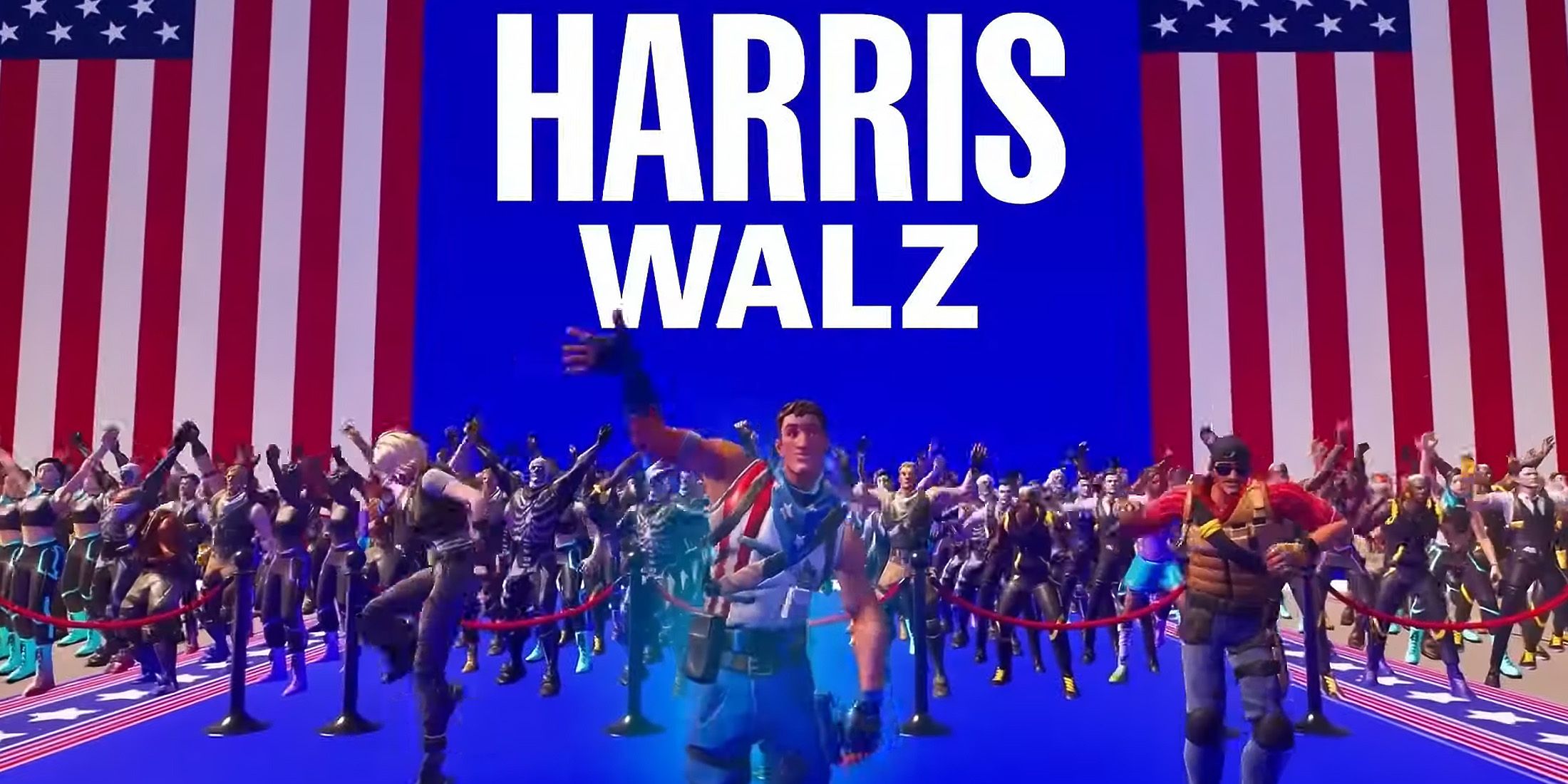 Kamala Harris Is Campaigning in Fortnite