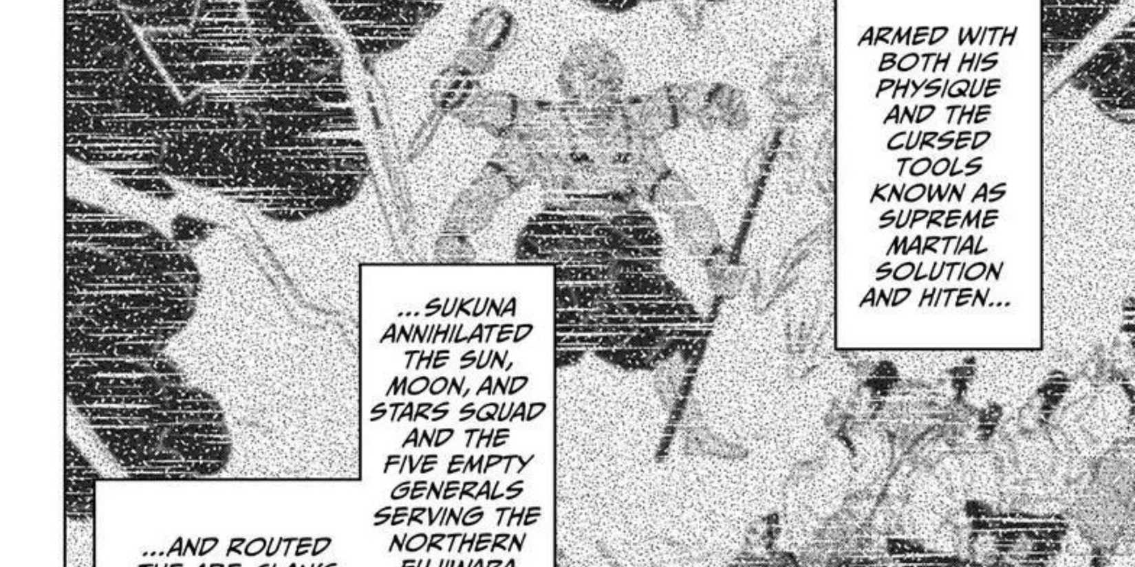 Kashimo remembers how Sukuna defeated the Five Empty Generals.