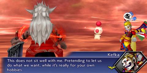 kefka in a conversation with an npc