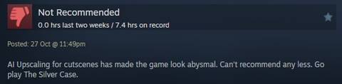 Killer7 review bombed on Steam