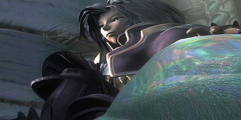 kuja riding a silver dragoon