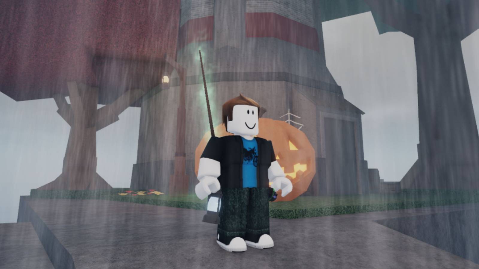 Roblox Fisch player in the rain