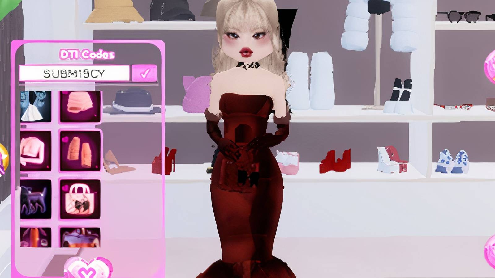 lashes code dress to impress