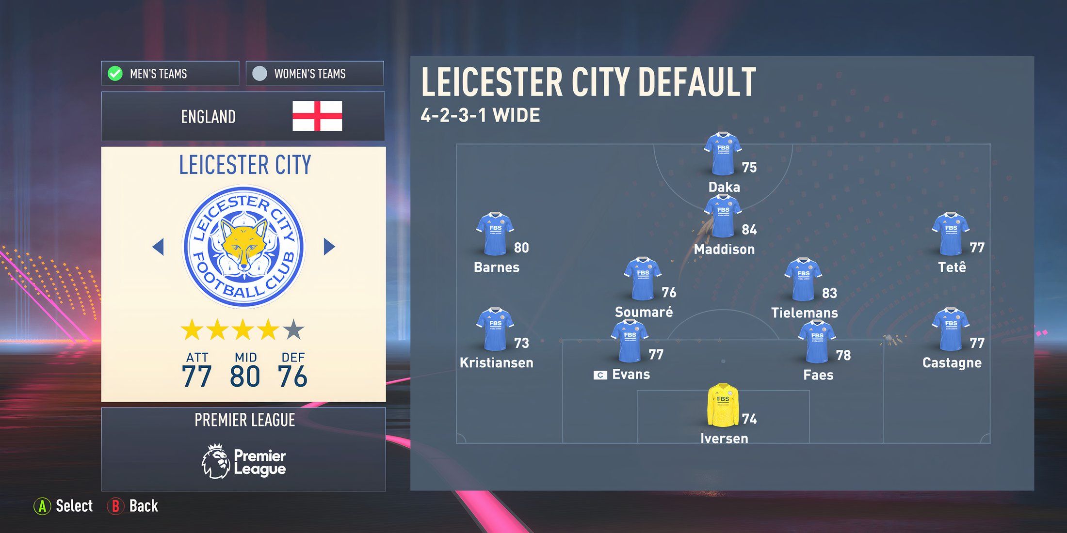 Leicester City In FIFA 23