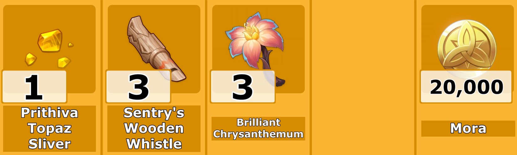 Level 20 Xilonen Ascension Materials - Genshin Impact