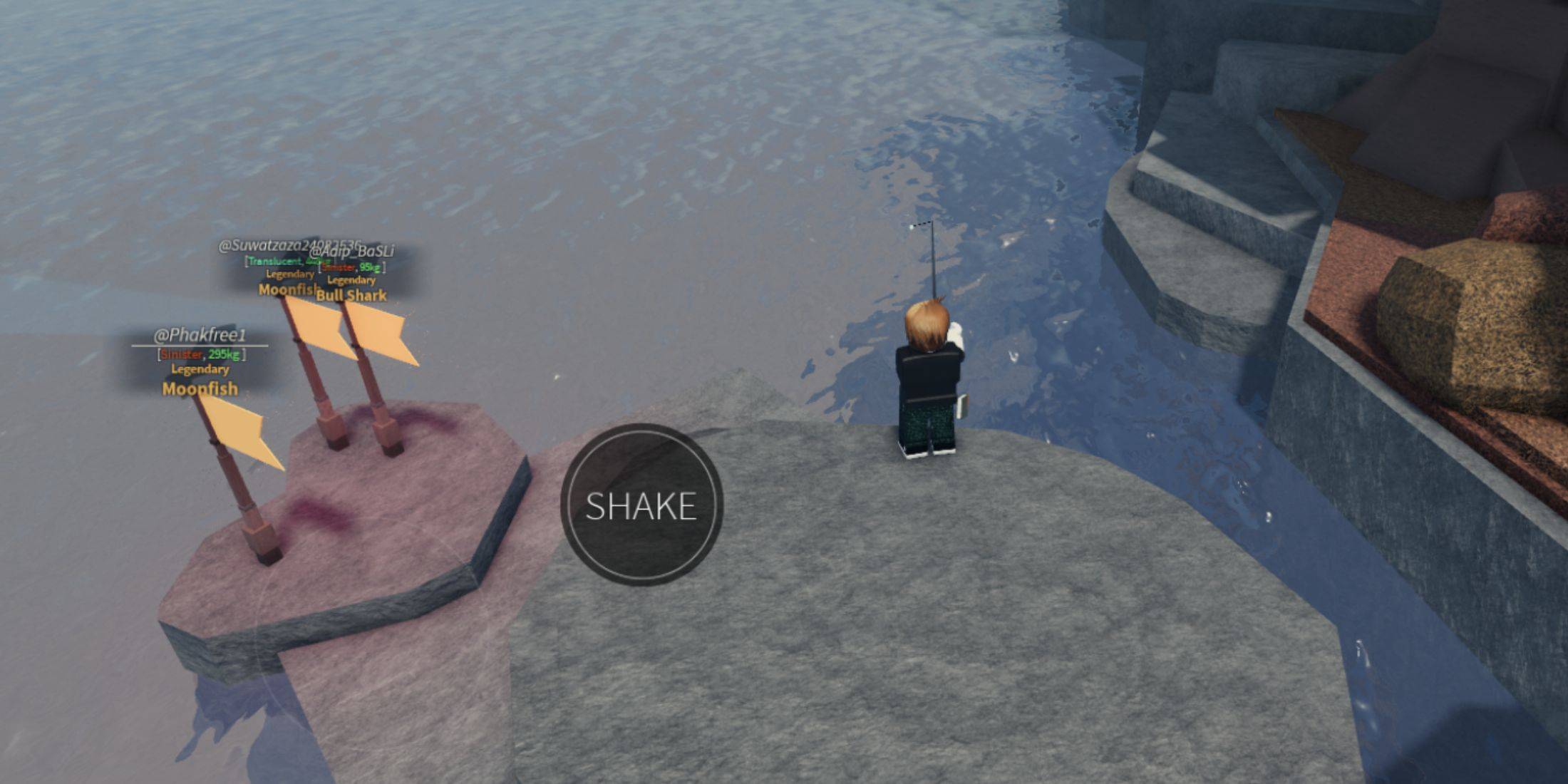 Roblox Fisch – Singularity [2274 EXP/HR] Level Up Aquarium Fish – Stacks, Admin Event