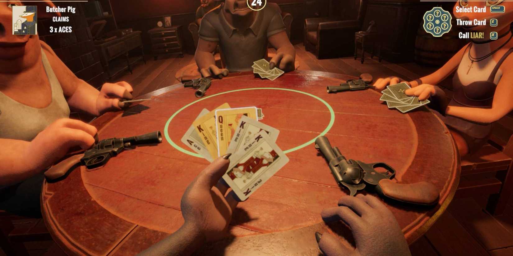 Liar's Bar first-person