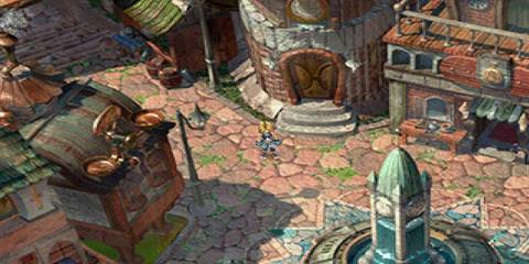 the town square of lindblum