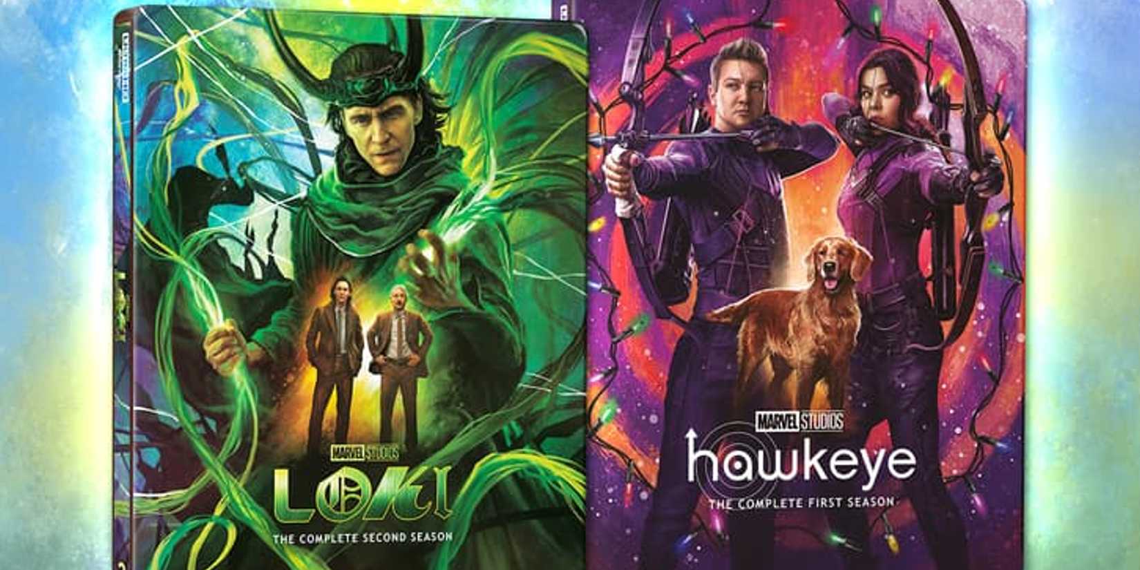 Loki S2 Hawkeye S1 steelbook covers
