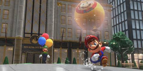 Luigi and Mario in Super Mario Odyssey