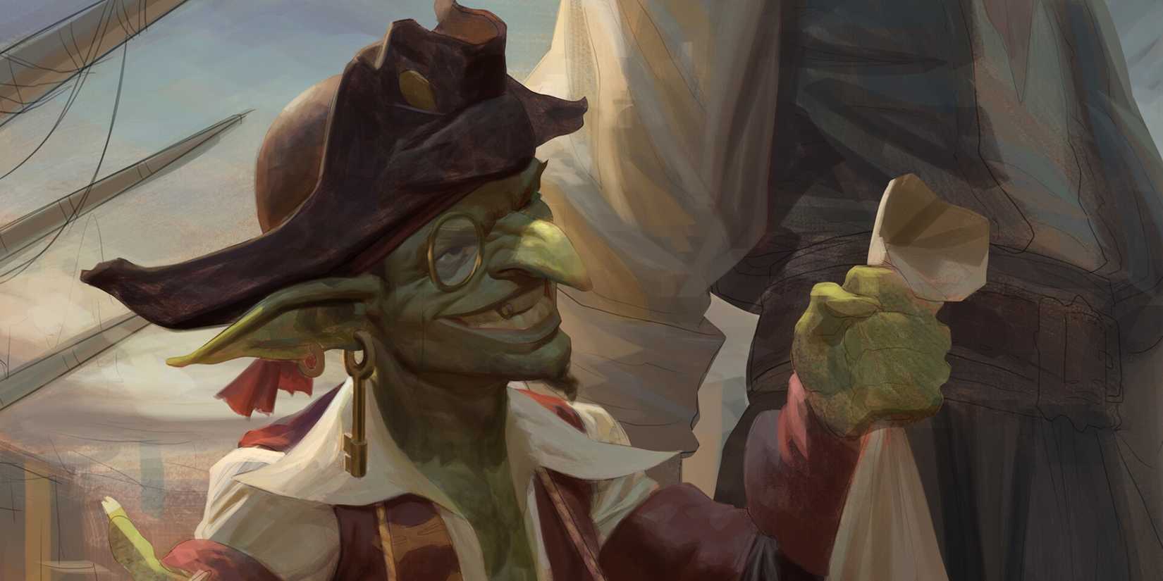 Magic the Gathering Dockside Blackmailer Card Art