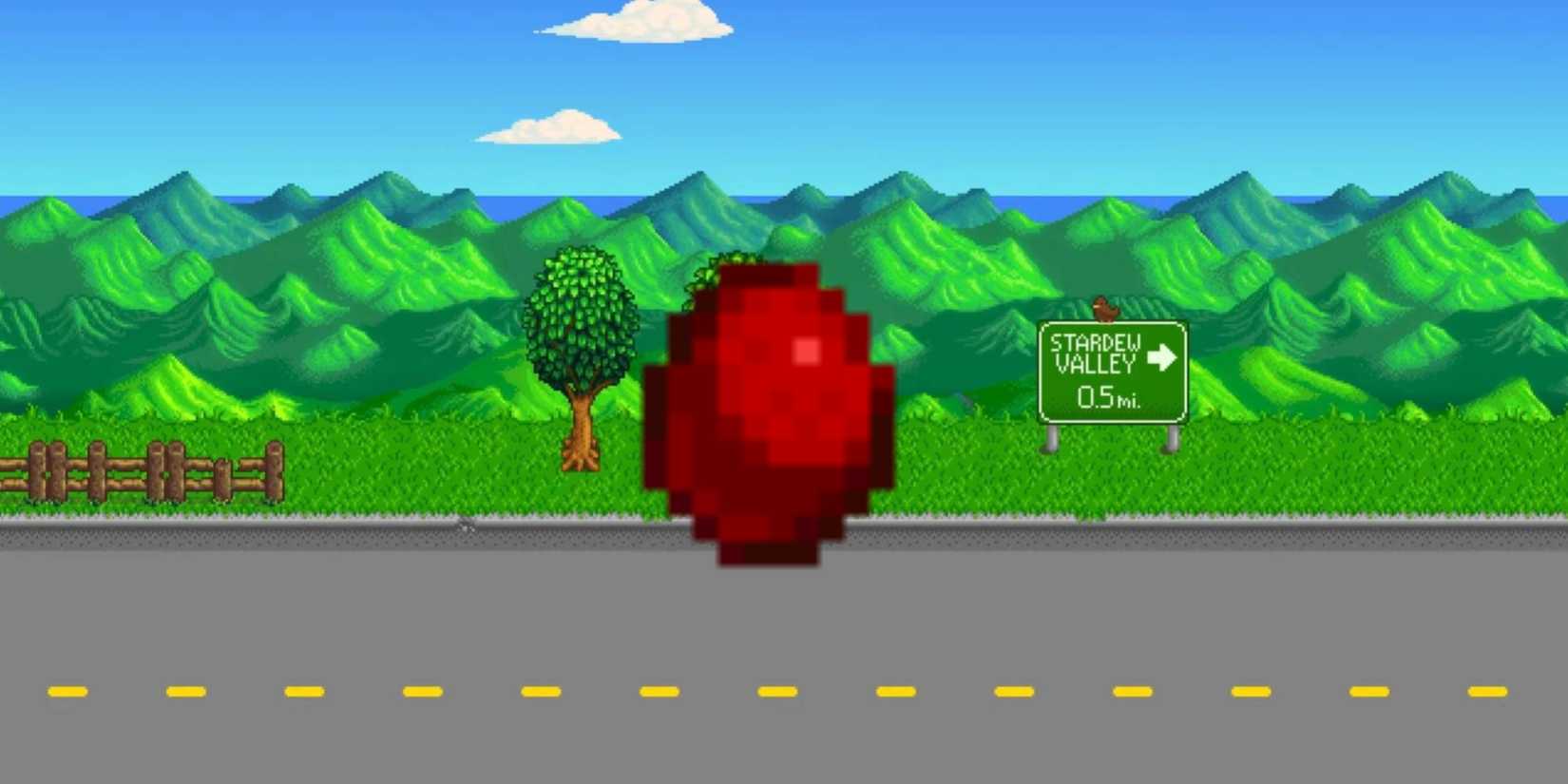 magma geode on stardew valley background