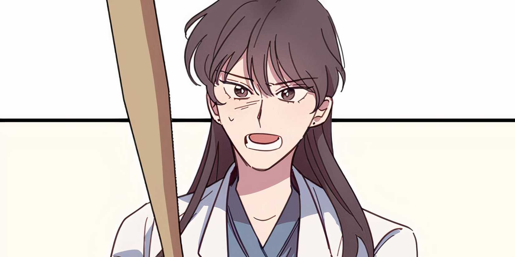 Main character, Ahyeong, of The Legendary Anime Hosptial, preparing to meet the dragon woman again.