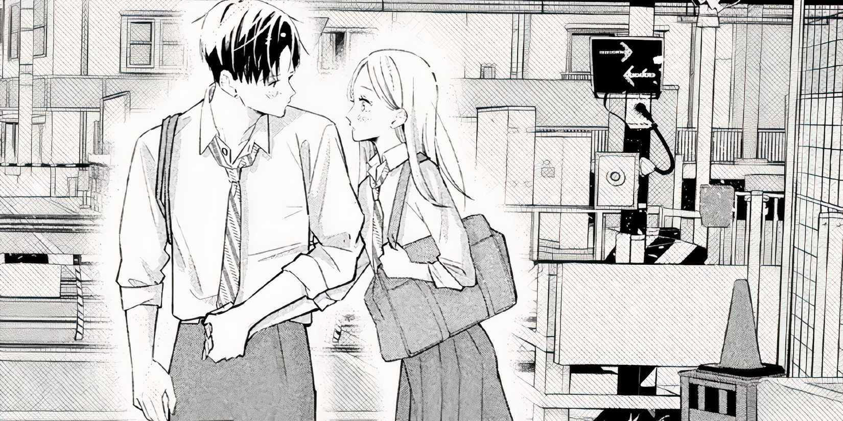 main couple of I Still haven't expereinced a kiss, holding hands. 