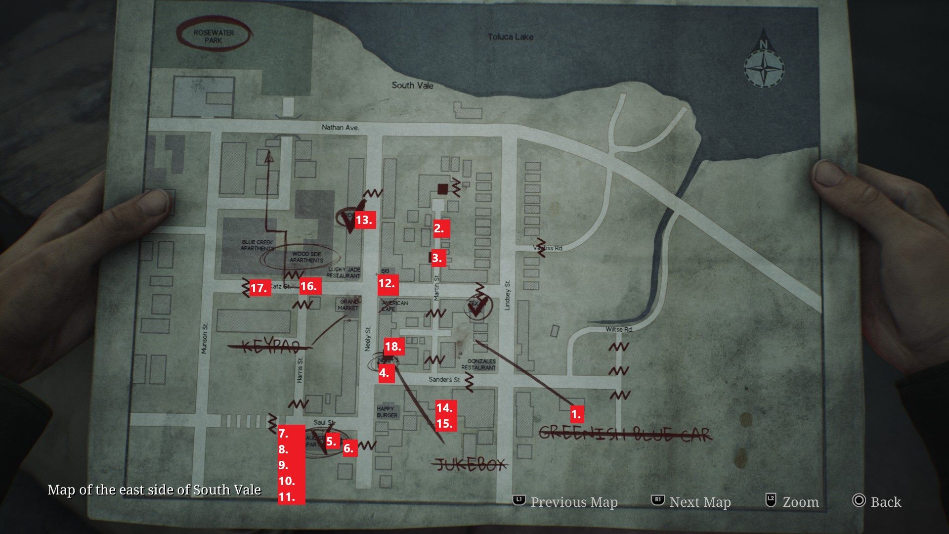 map of east side south vale memos