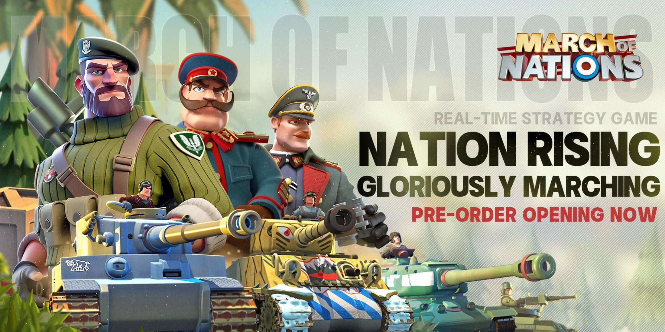 March of Nations characters