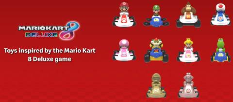 Mario Kart 8 2024 McDonald's Toys