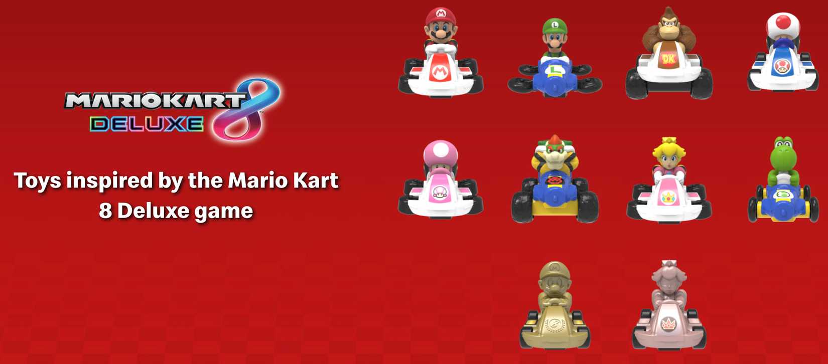 Mario Kart 8 2024 McDonald's Toys