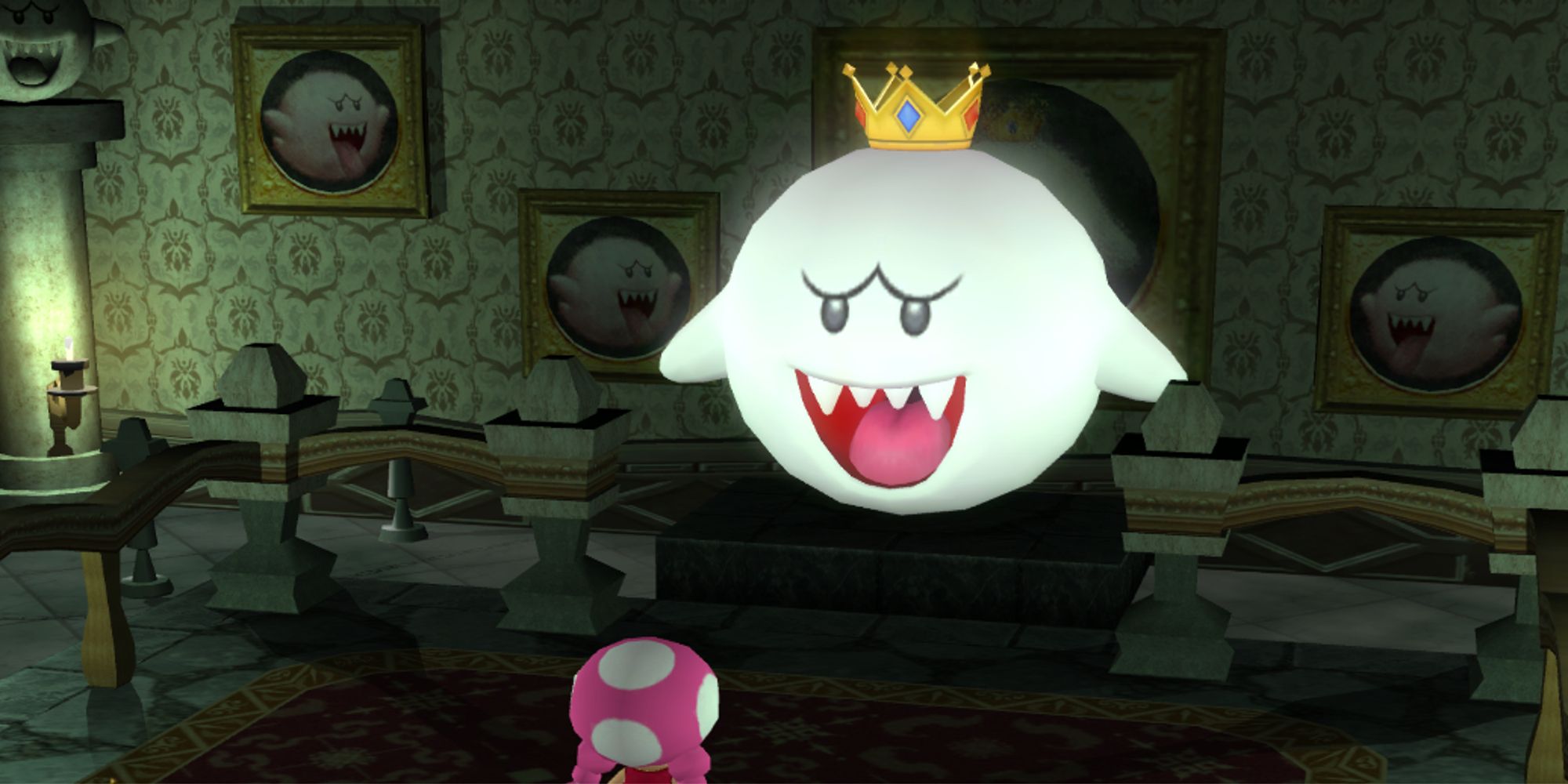 Gameplay of King Boo's Haunted Hideaway in Mario Party 8