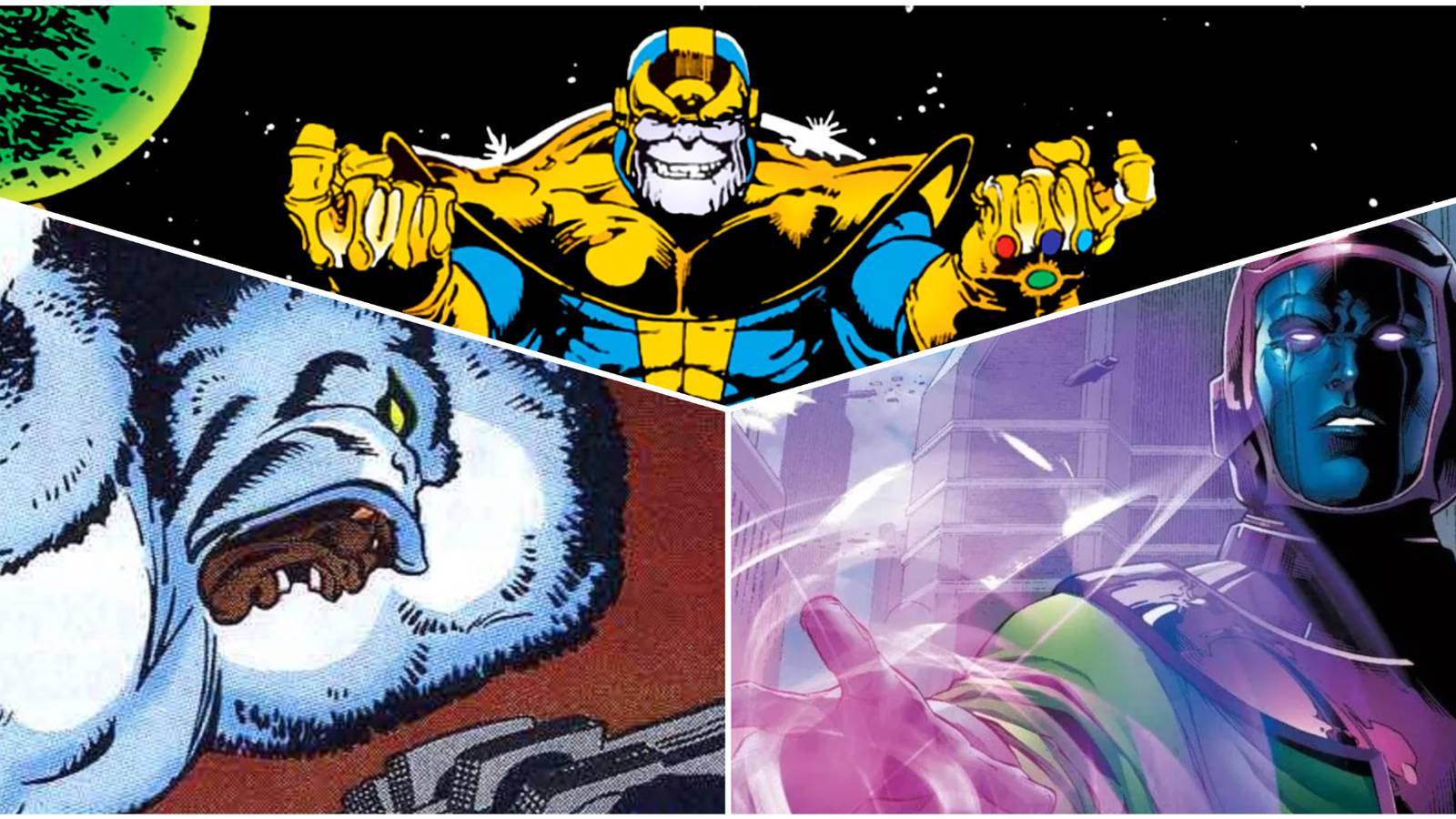 Marvel Villains Who Beat the Avengers- Thanos Man-Ape Kang the Conqueror