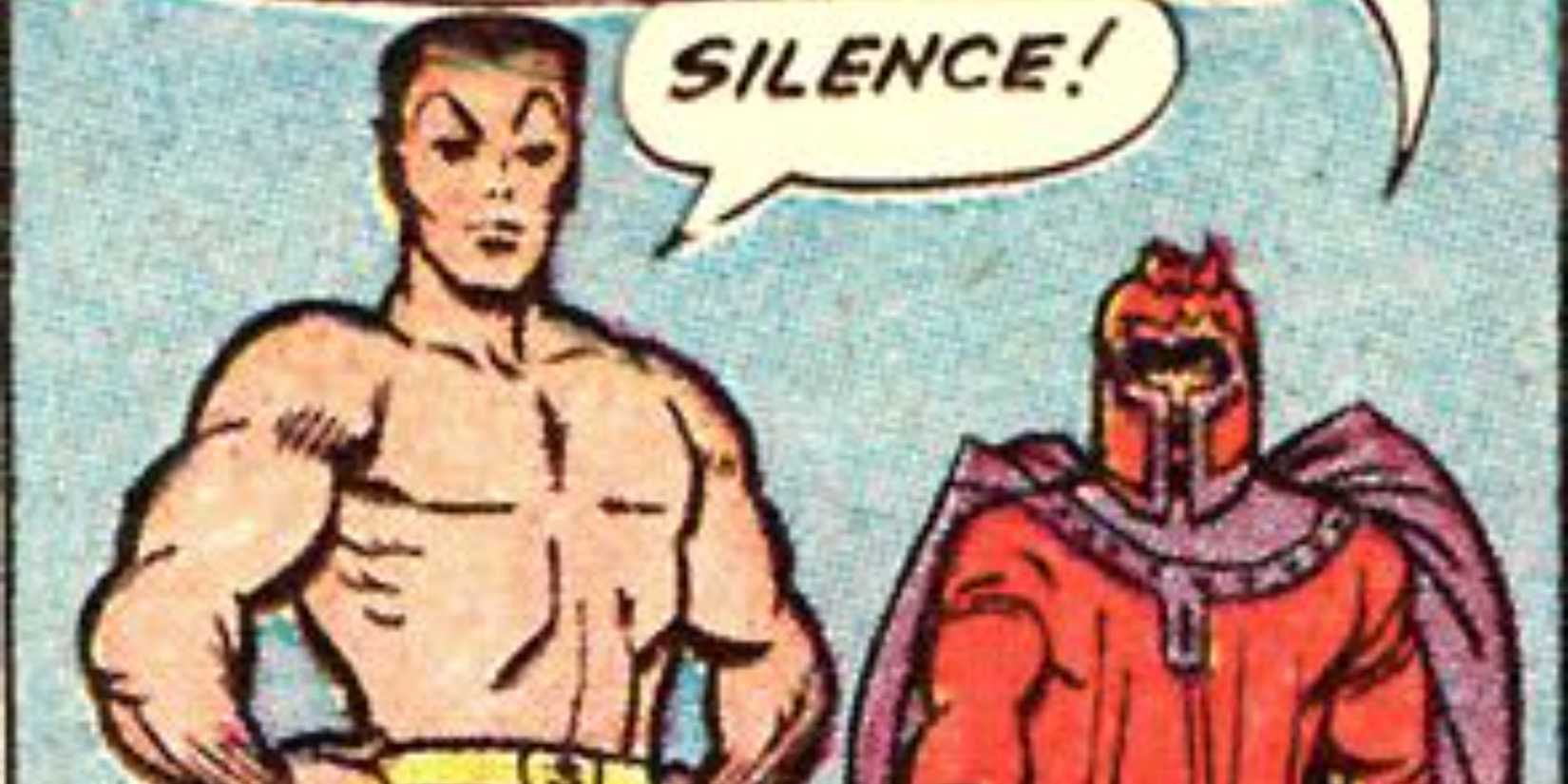 Namor and Magneto in the comics