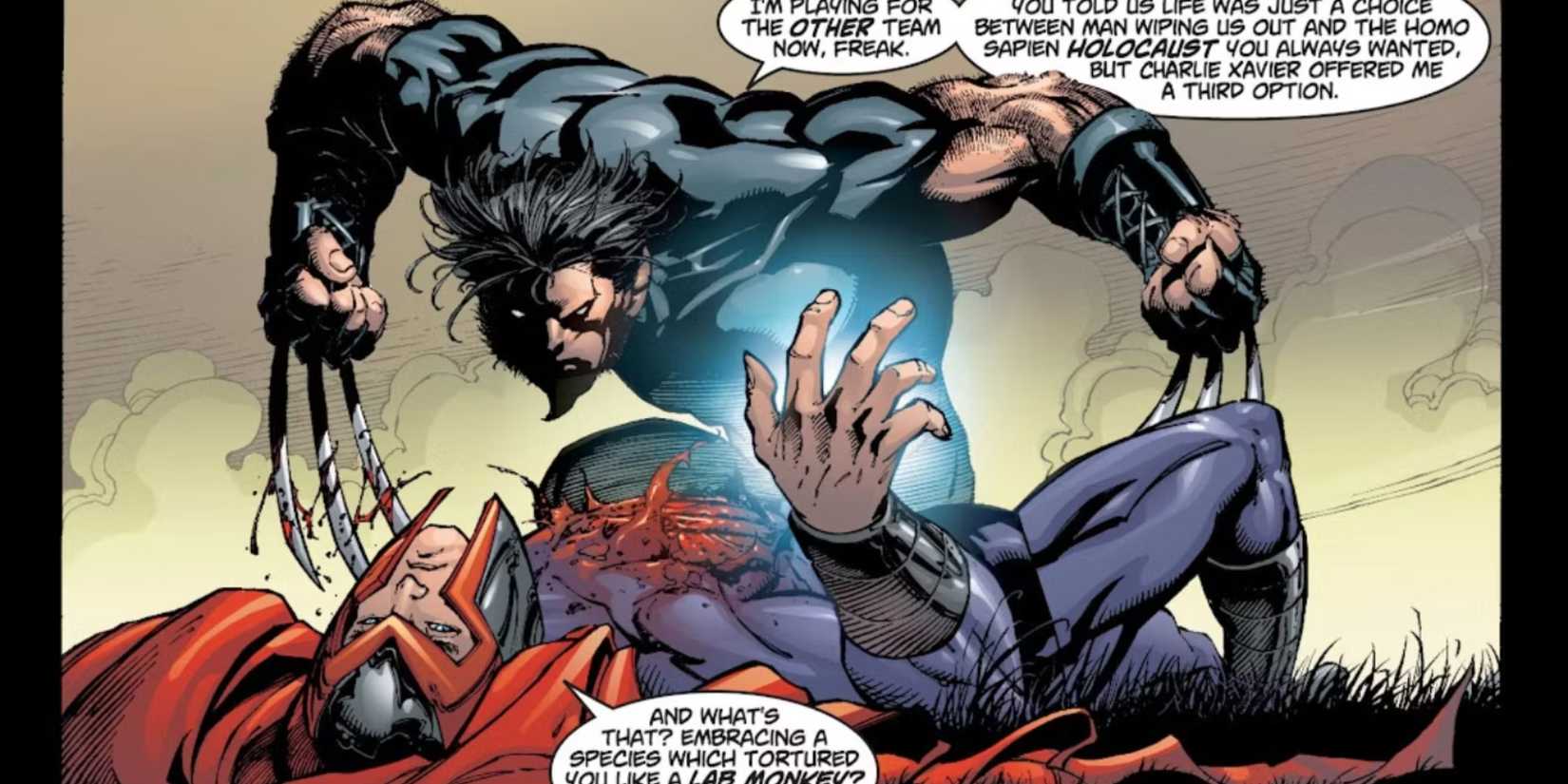 Wolverine killing Magneto