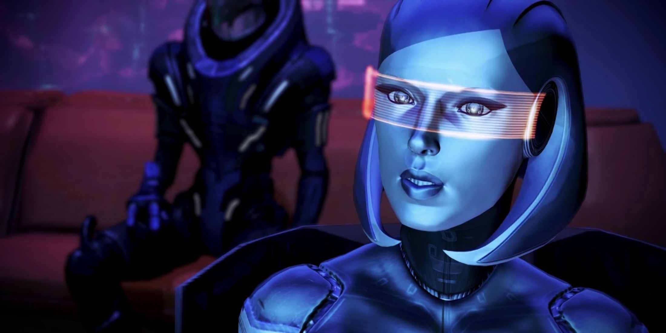 An image of EDI from the Mass Effect series