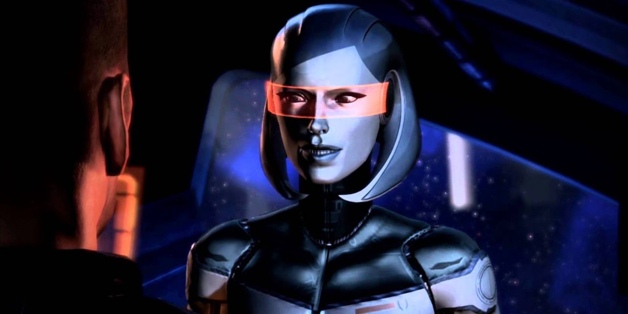 An image of EDI from the Mass Effect series